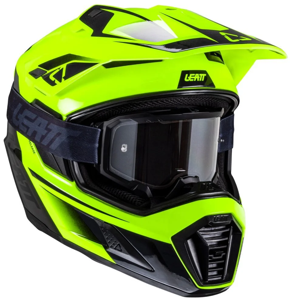 Leatt 8.5 ADVENTURE HELMET + GOGGLE [HI-VIZ]
