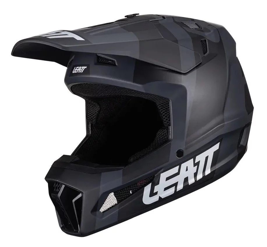 Leatt HELMET MOTO 3.5 + GOGGLE [BLACK]