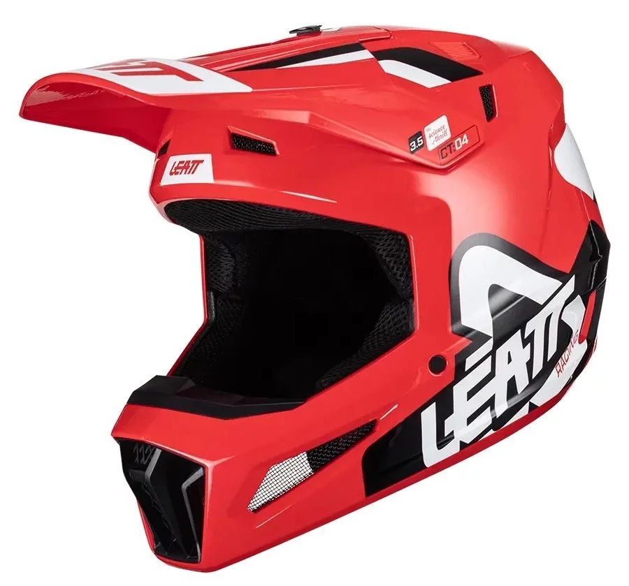 Leatt HELMET MOTO 3.5 + GOGGLE [RED]