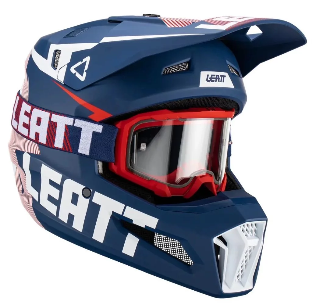 Leatt HELMET MOTO 3.5 + GOGGLE [ROYAL]