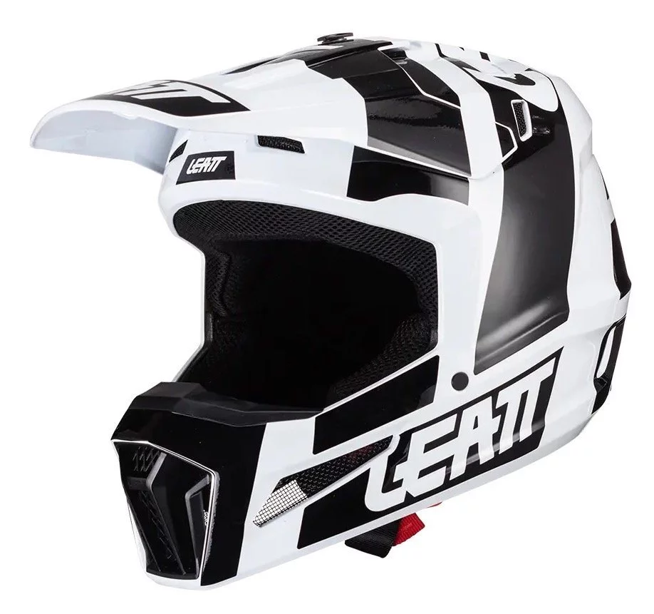 Leatt HELMET MOTO 3.5 + GOGGLE [WHITE]