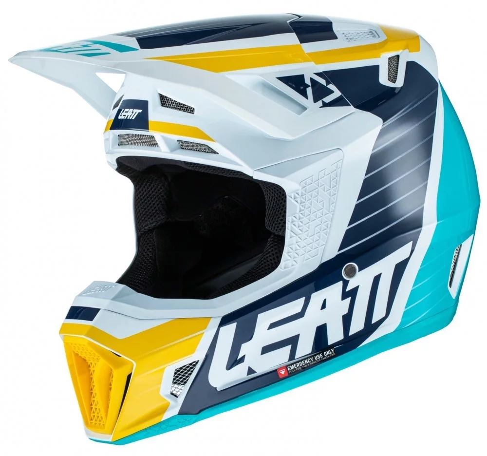 Leatt HELMET MOTO 7.5 + GOGGLE [AQUA]