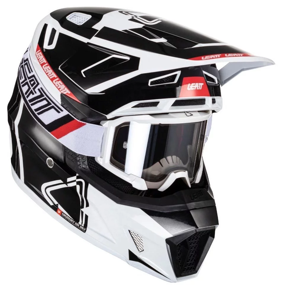 Leatt HELMET MOTO 7.5 + GOGGLE [BLACK]