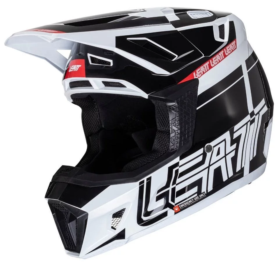 Leatt HELMET MOTO 7.5 + GOGGLE [BLACK]