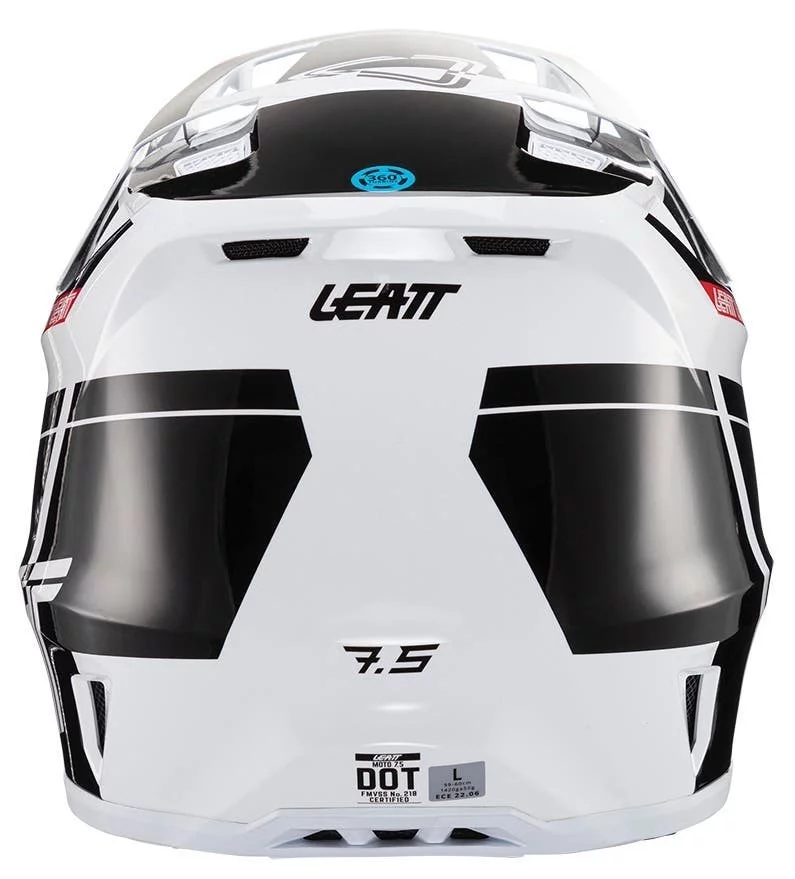 Leatt HELMET MOTO 7.5 + GOGGLE [BLACK]