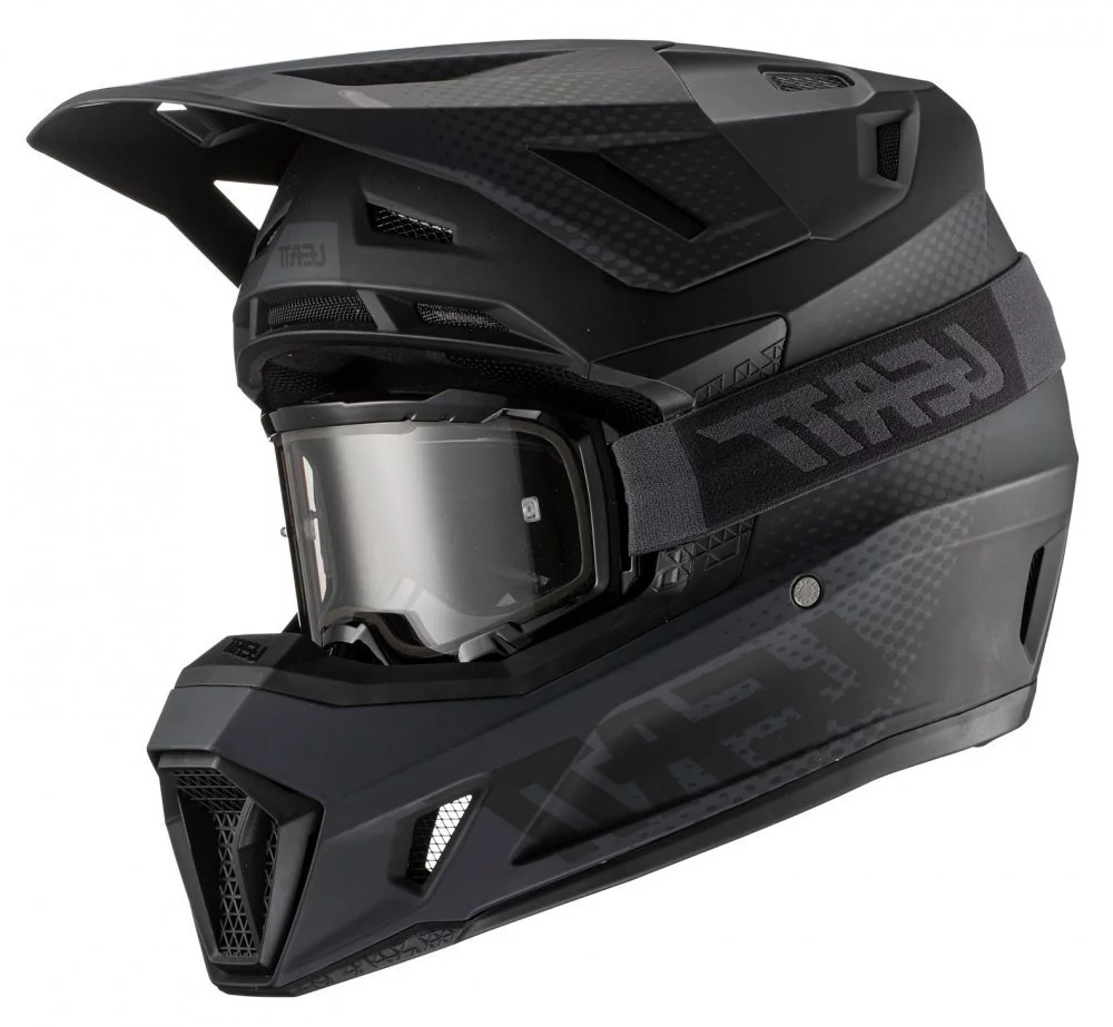 Leatt HELMET MOTO 7.5 + GOGGLE [BLACK]