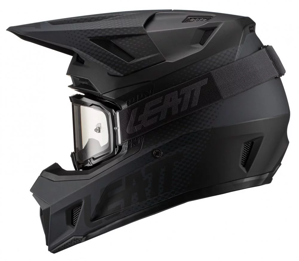 Leatt HELMET MOTO 7.5 + GOGGLE [BLACK]