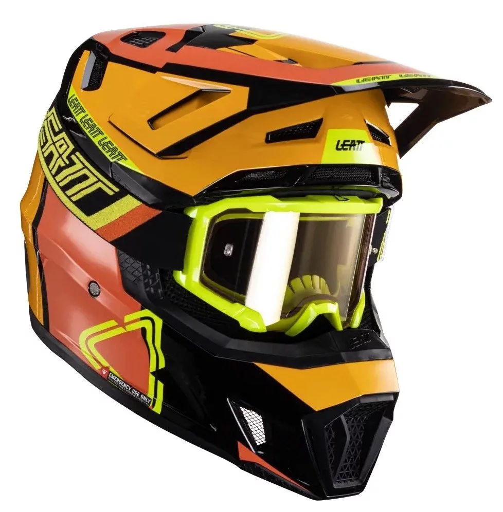 Leatt HELMET MOTO 7.5 + GOGGLE [CITRUS]