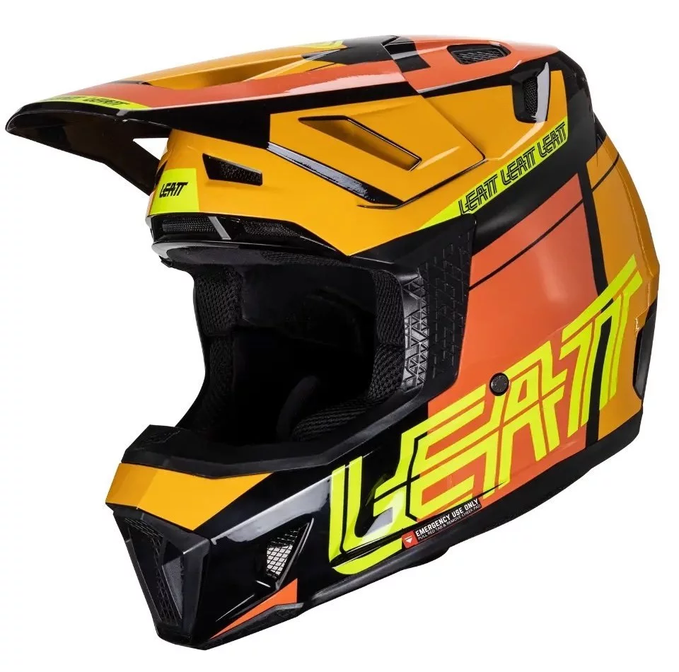 Leatt HELMET MOTO 7.5 + GOGGLE [CITRUS]