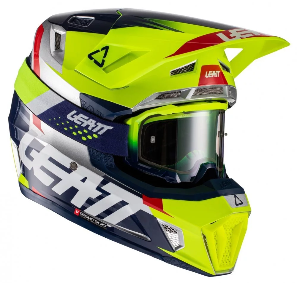 Leatt HELMET MOTO 7.5 + GOGGLE [LIME]