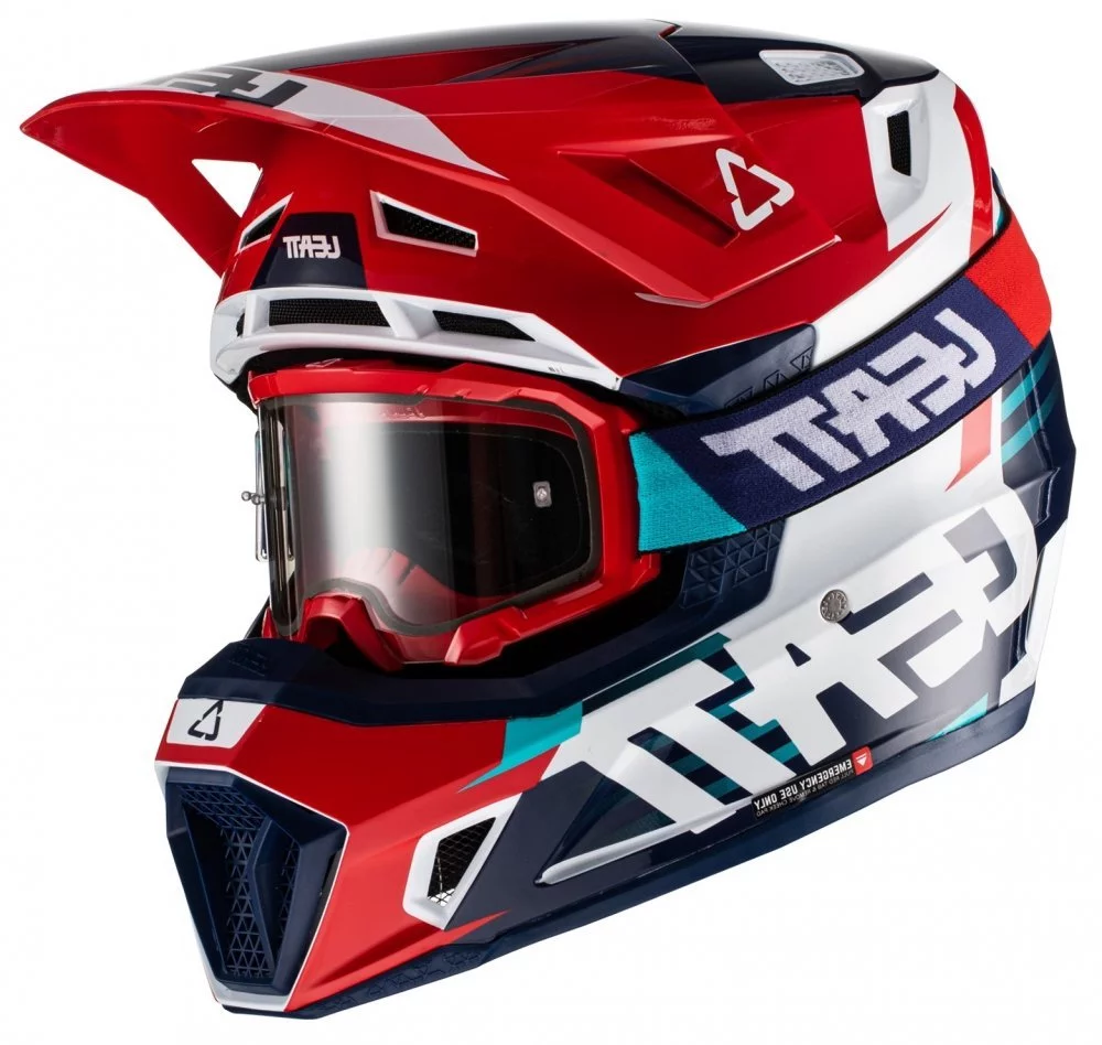 Leatt HELMET MOTO 7.5 + GOGGLE [ROYAL]