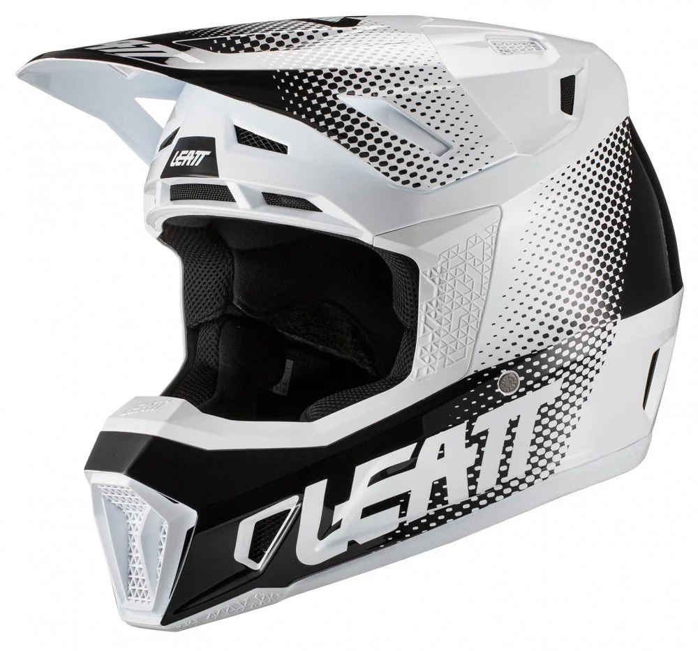 Leatt HELMET MOTO 7.5 + GOGGLE [WHITE]