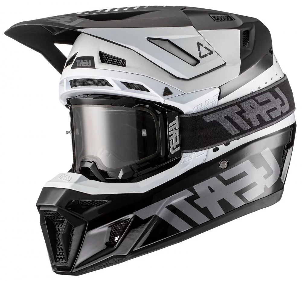Leatt HELMET MOTO 8.5 + GOGGLE [BLACK]