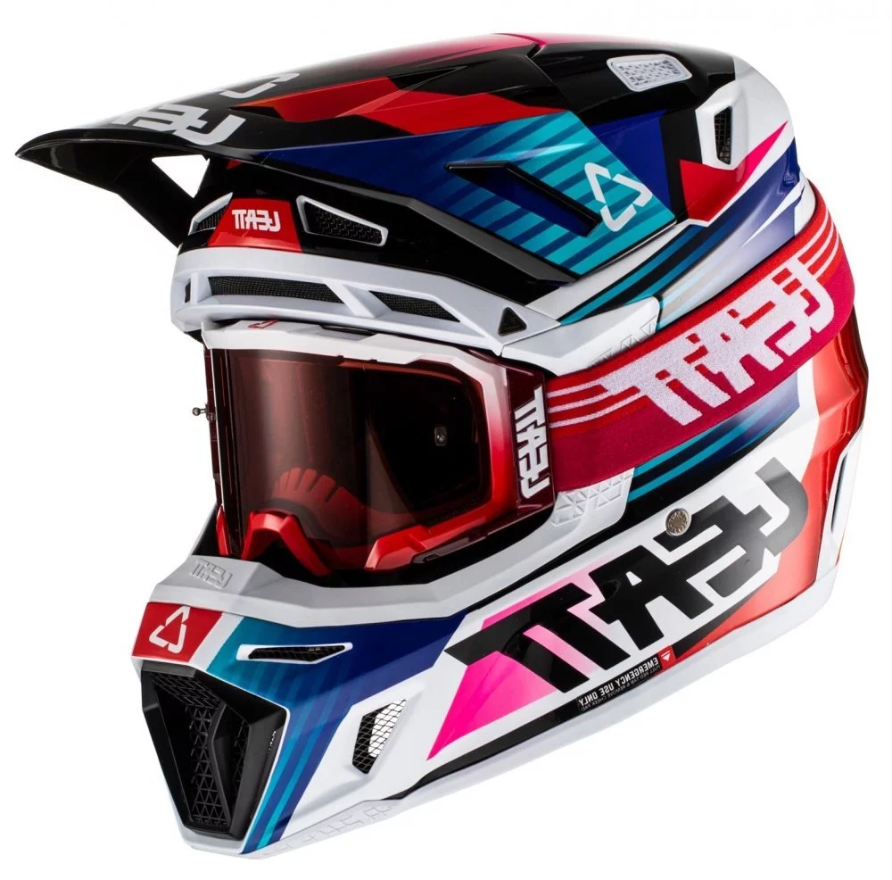 Leatt HELMET MOTO 8.5 + GOGGLE [ROYAL]
