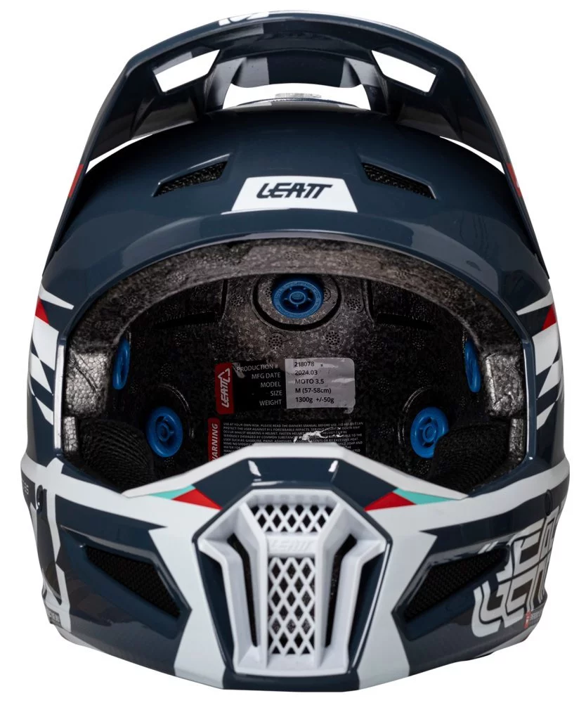 Leatt MOTO 3.5 HELMET + GOGGLE [BLUE]