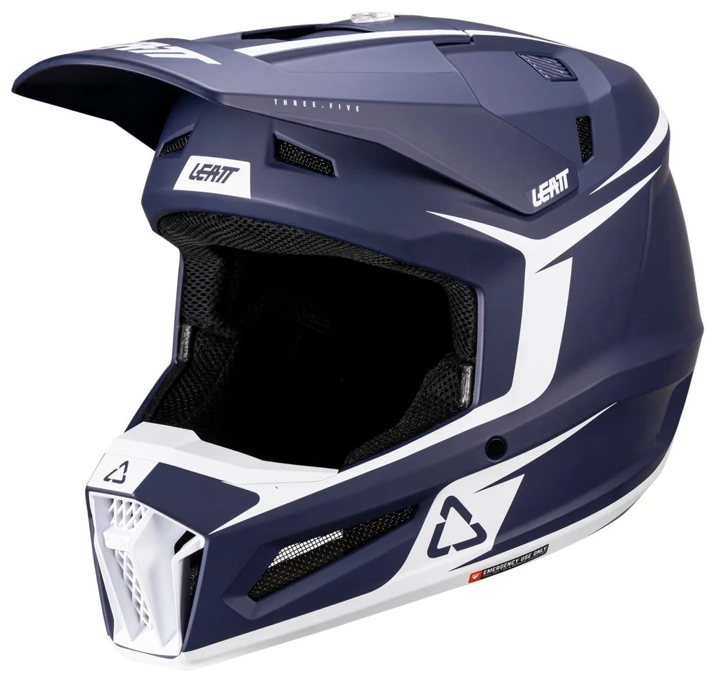 Leatt MOTO 3.5 HELMET + GOGGLE [BLUE]