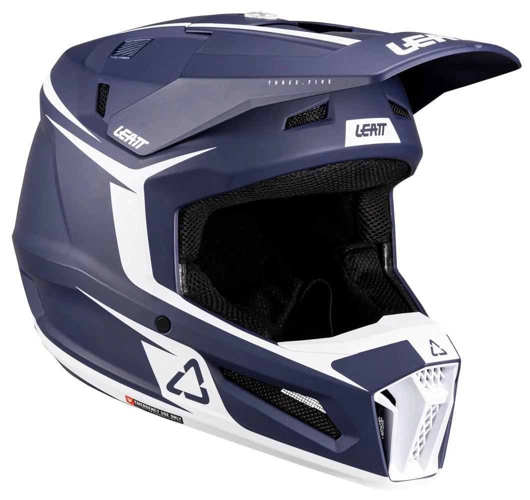 Leatt MOTO 3.5 HELMET + GOGGLE [BLUE]