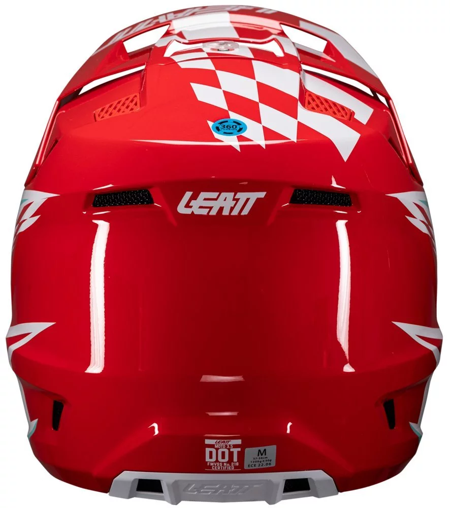 Leatt MOTO 3.5 HELMET + GOGGLE [RED]