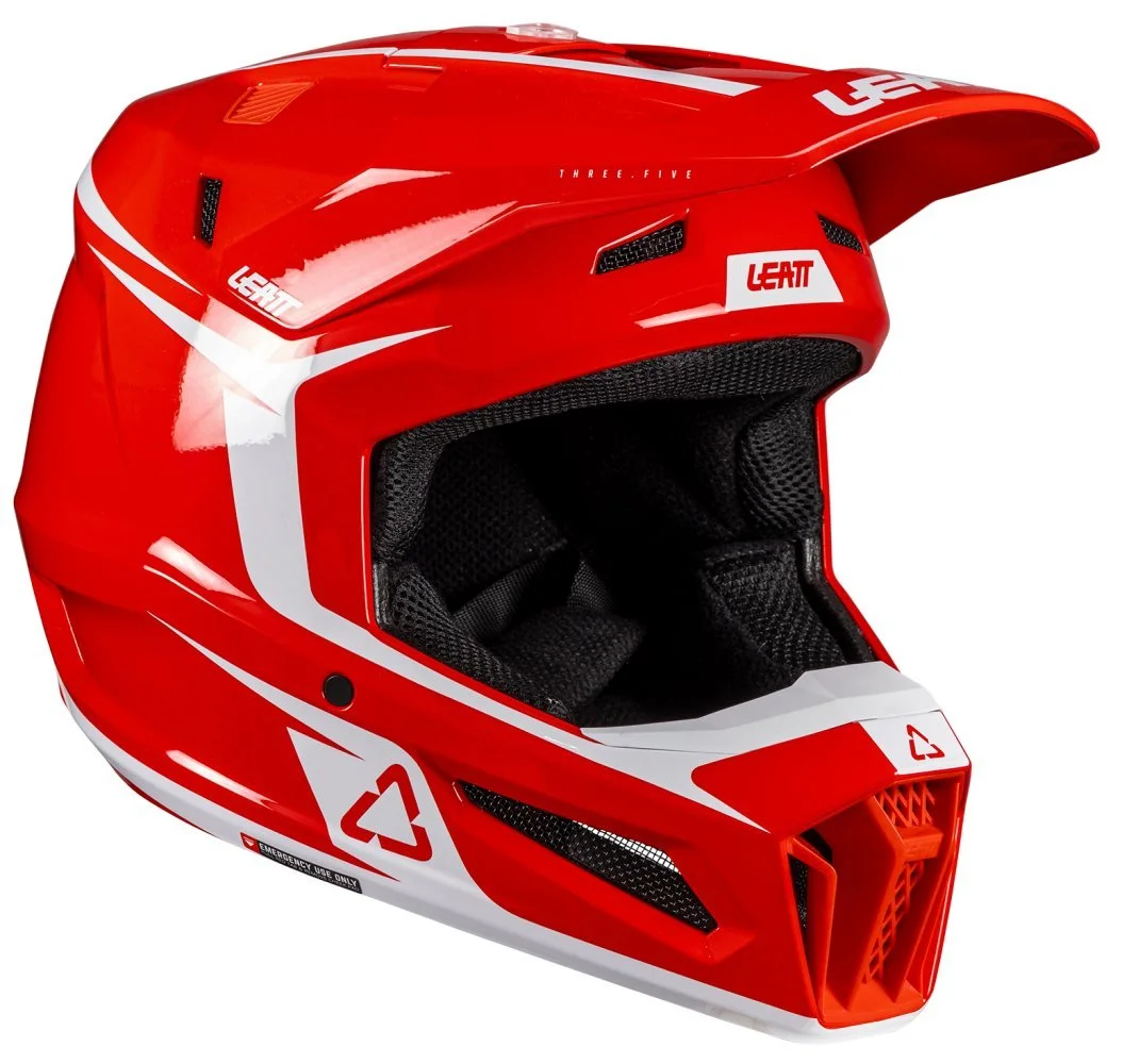 Leatt MOTO 3.5 HELMET + GOGGLE [RED]