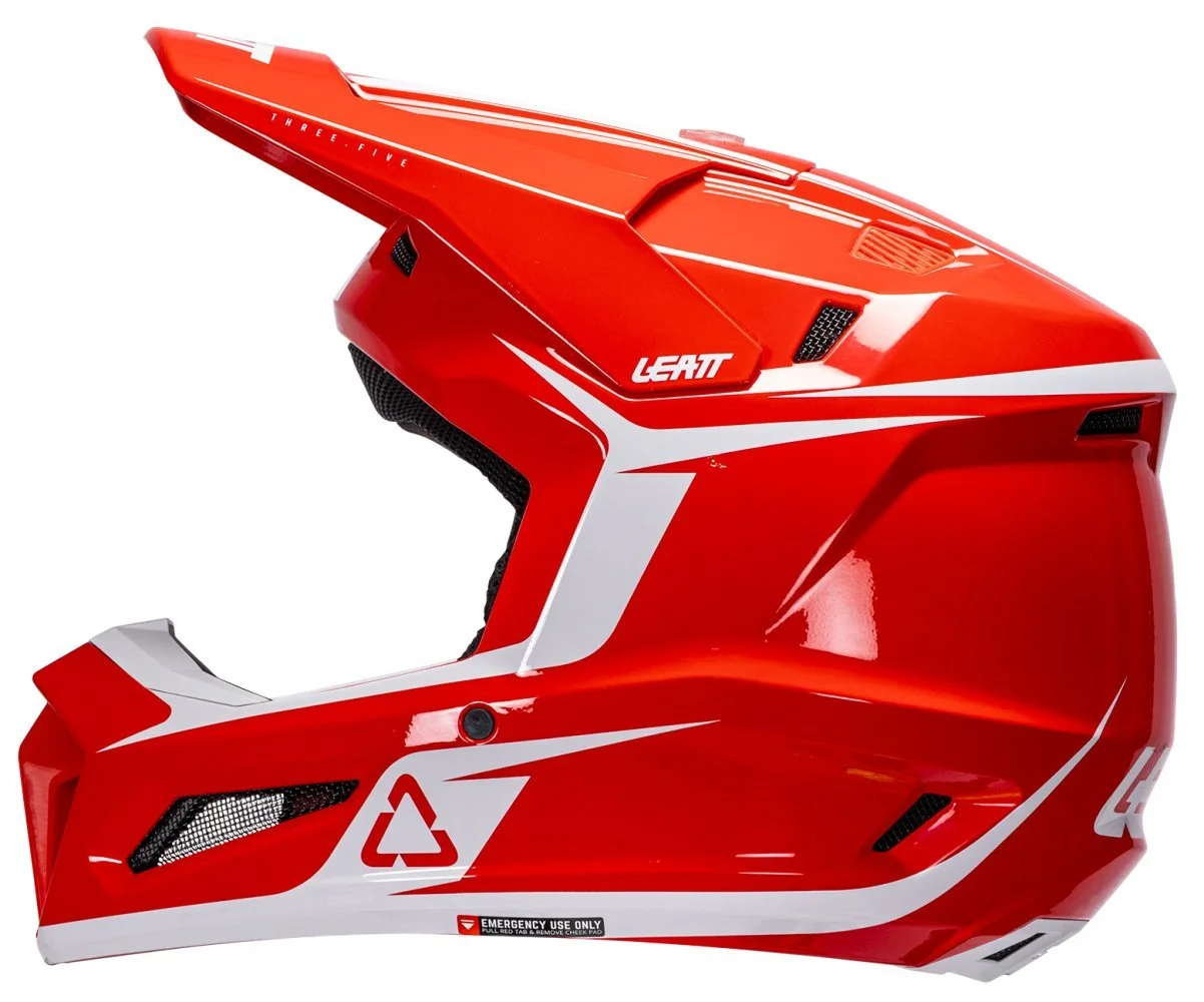 Leatt MOTO 3.5 HELMET + GOGGLE [RED]