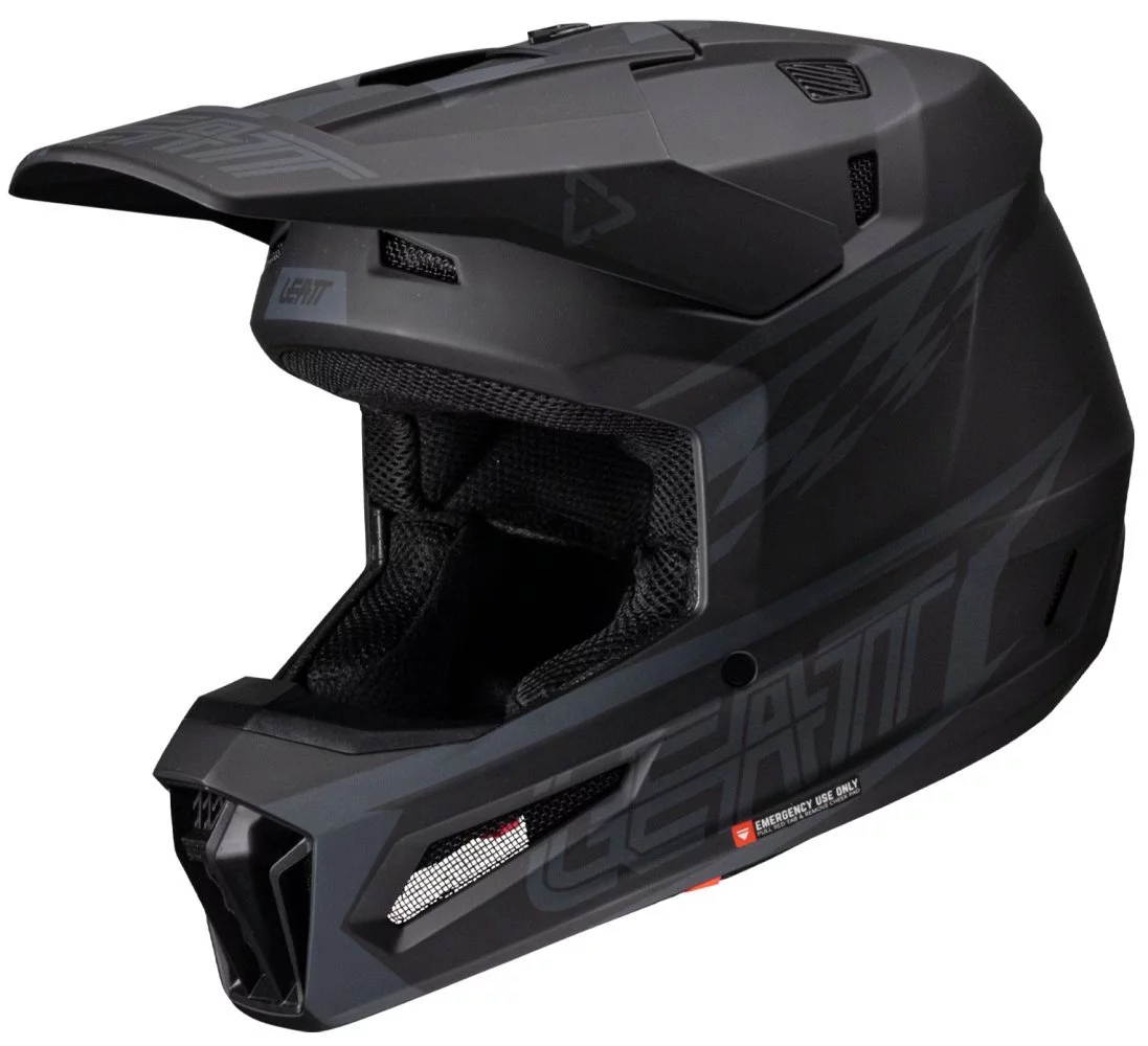 Leatt MOTO 3.5 HELMET + GOGGLE [STEALTH]