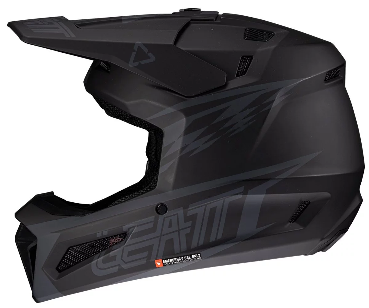 Leatt MOTO 3.5 HELMET + GOGGLE [STEALTH]