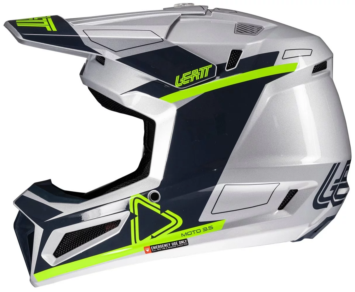 Leatt MOTO 3.5 HELMET + GOGGLE [STEEL]