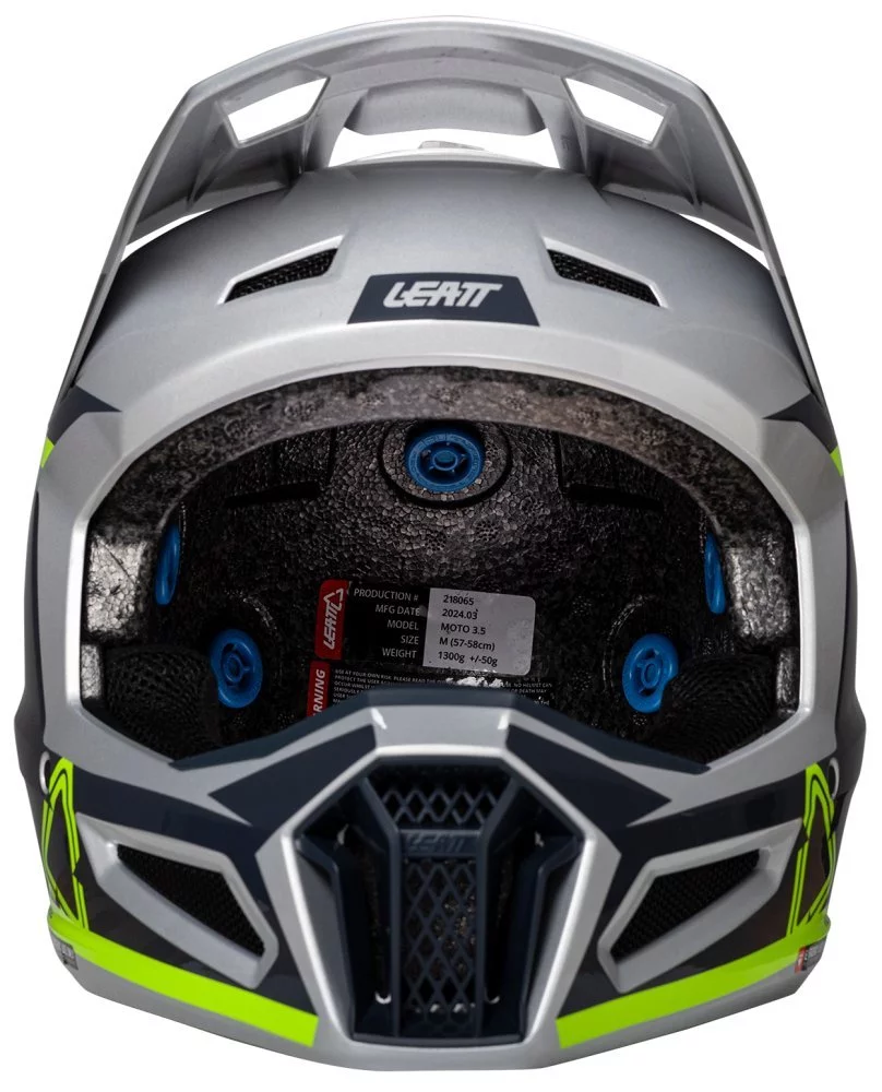 Leatt MOTO 3.5 HELMET + GOGGLE [STEEL]