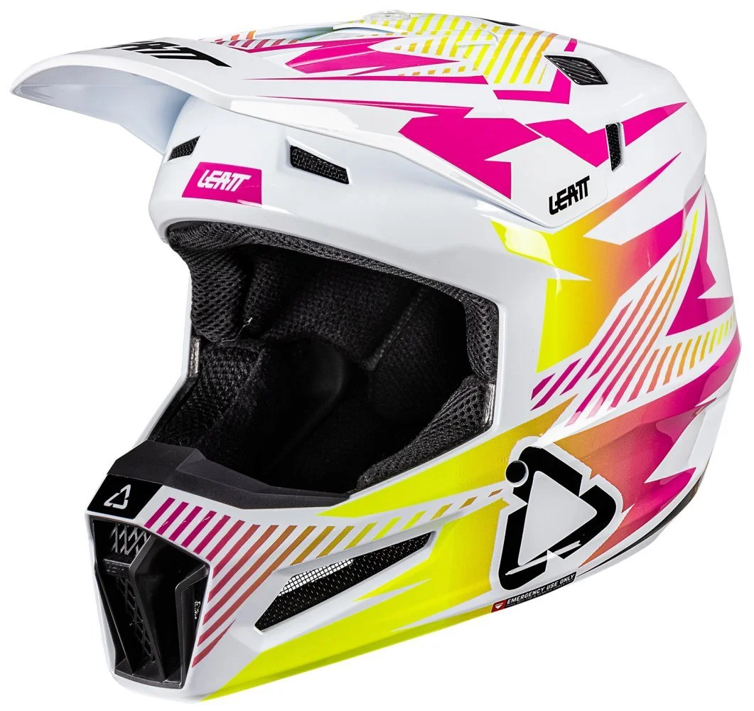 Leatt MOTO 3.5 HELMET + GOGGLE [STORM PINK]