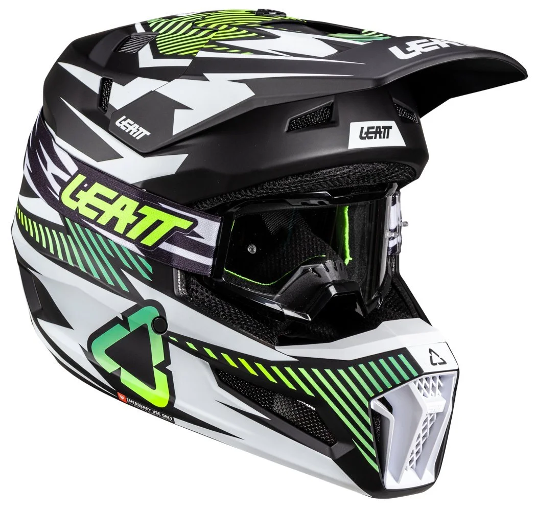 Leatt MOTO 3.5 HELMET + GOGGLE [STORM TEAL]