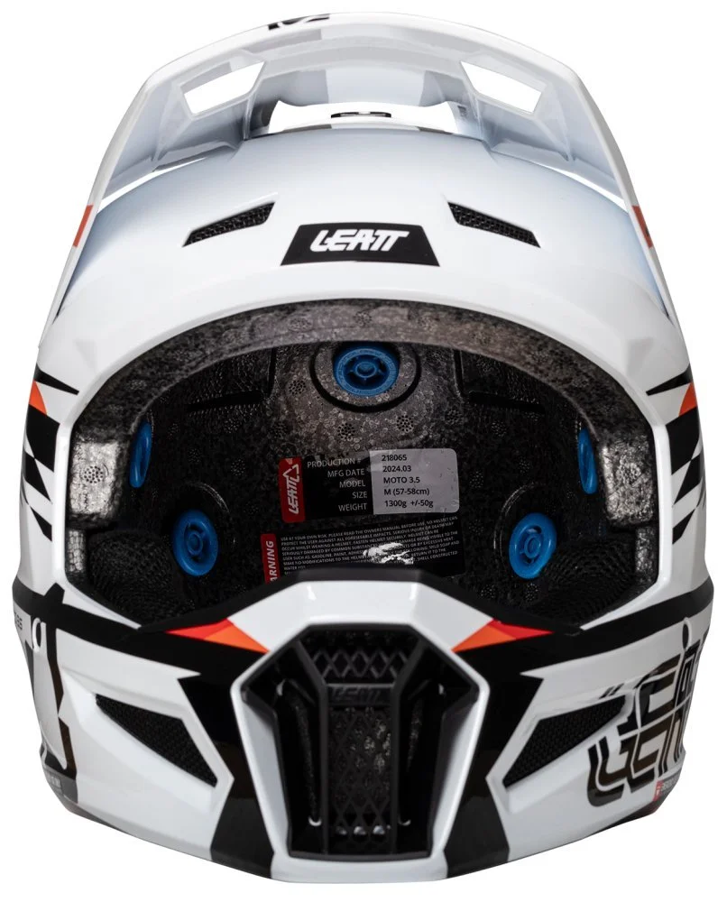 Leatt MOTO 3.5 HELMET + GOGGLE [WHITE]