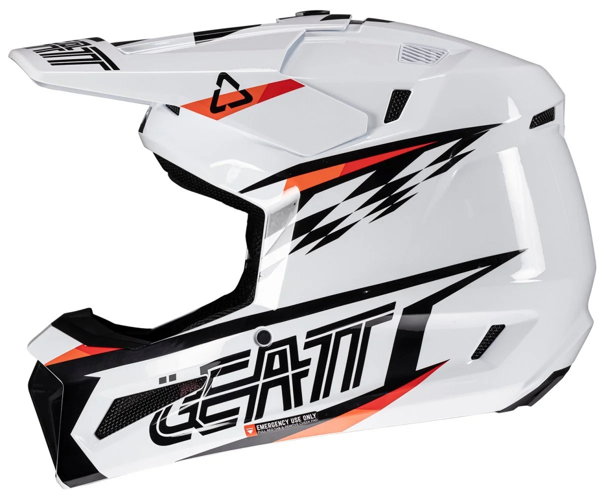 Leatt MOTO 3.5 HELMET + GOGGLE [WHITE]