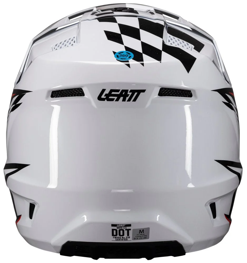 Leatt MOTO 3.5 HELMET + GOGGLE [WHITE]