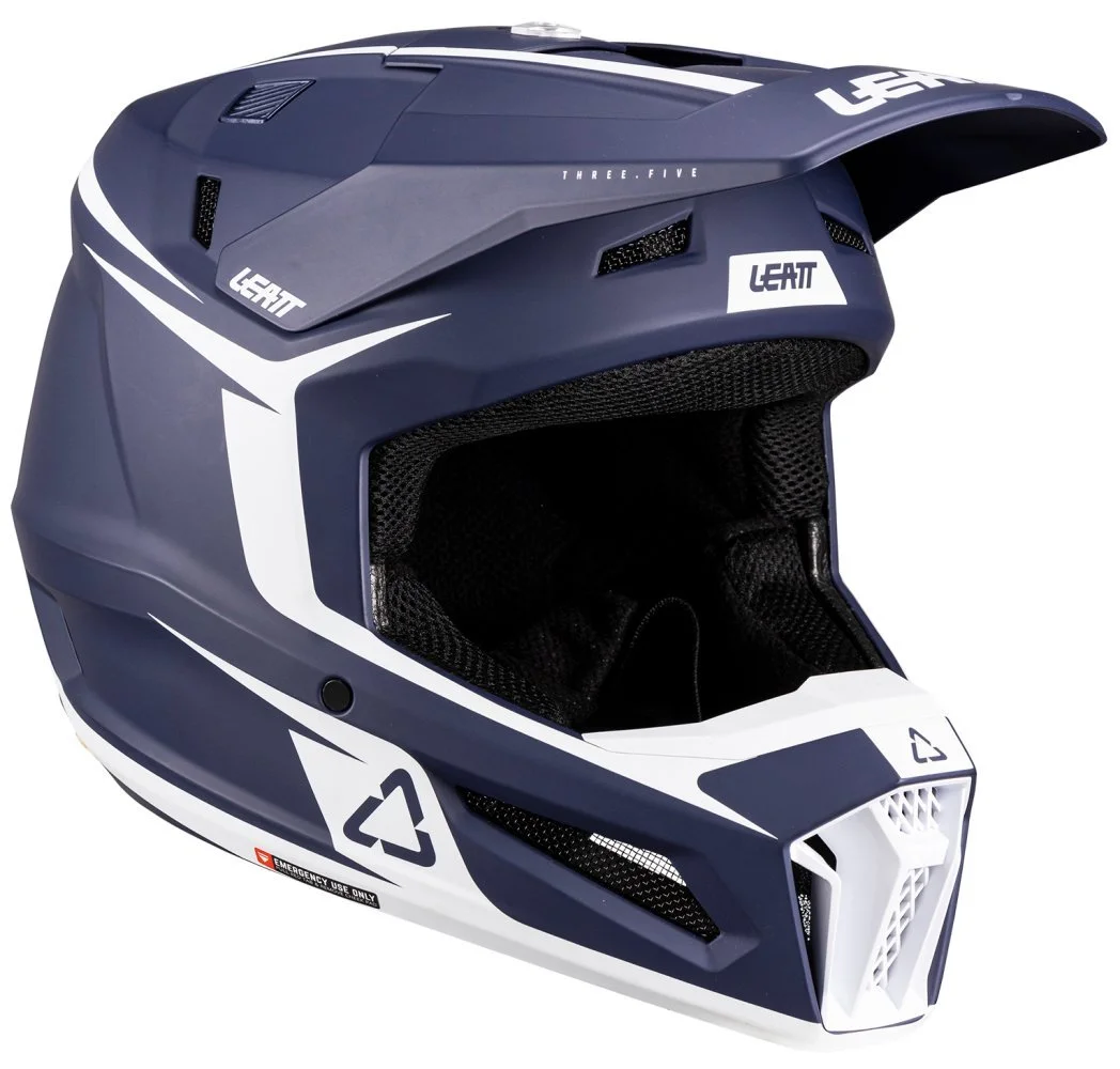 Leatt MOTO 3.5 JR HELMET + GOGGLE [BLUE]