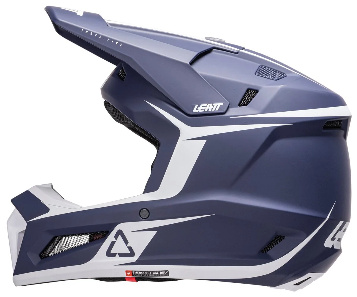 Leatt MOTO 3.5 JR HELMET + GOGGLE [BLUE]