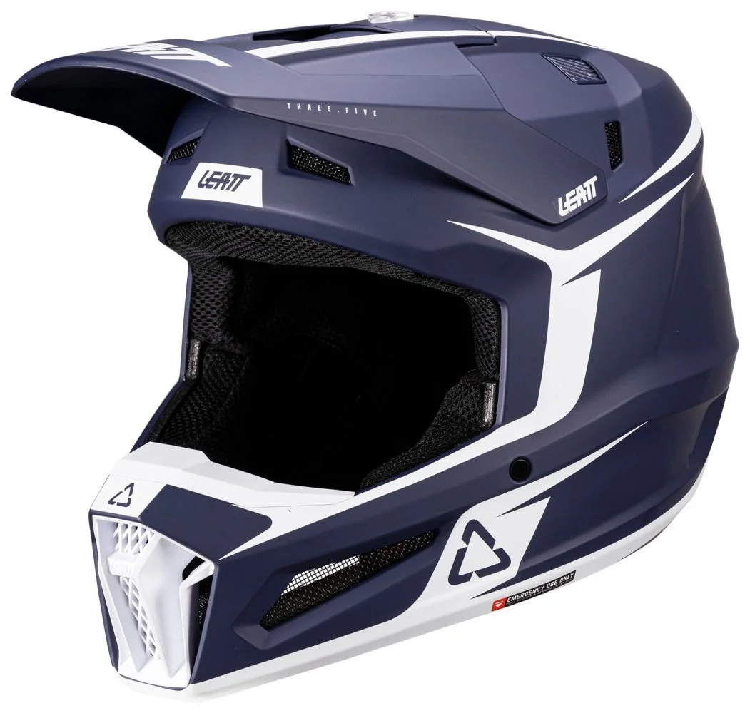 Leatt MOTO 3.5 JR HELMET + GOGGLE [BLUE]