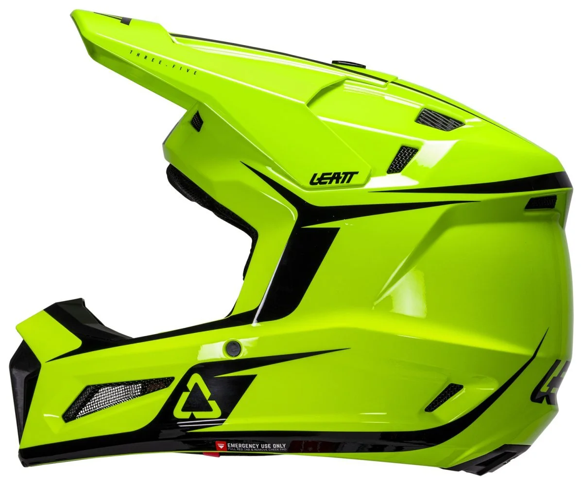 Leatt MOTO 3.5 JR HELMET + GOGGLE [NEON YELLOW]
