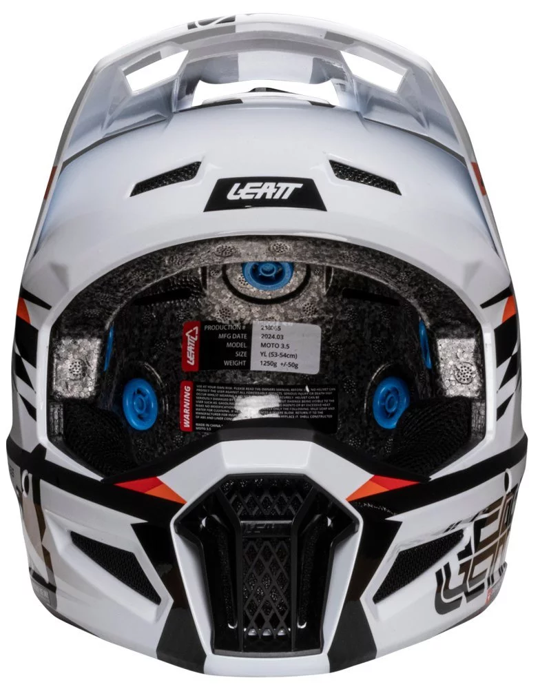 Leatt MOTO 3.5 JR HELMET + GOGGLE [WHITE]