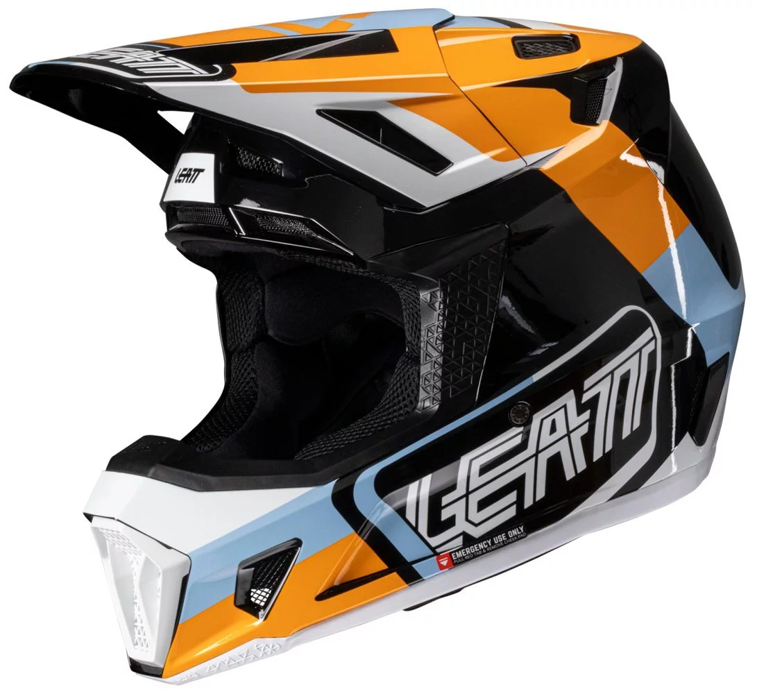 Leatt MOTO 7.5 HELMET + GOGGLE [ORANGE]