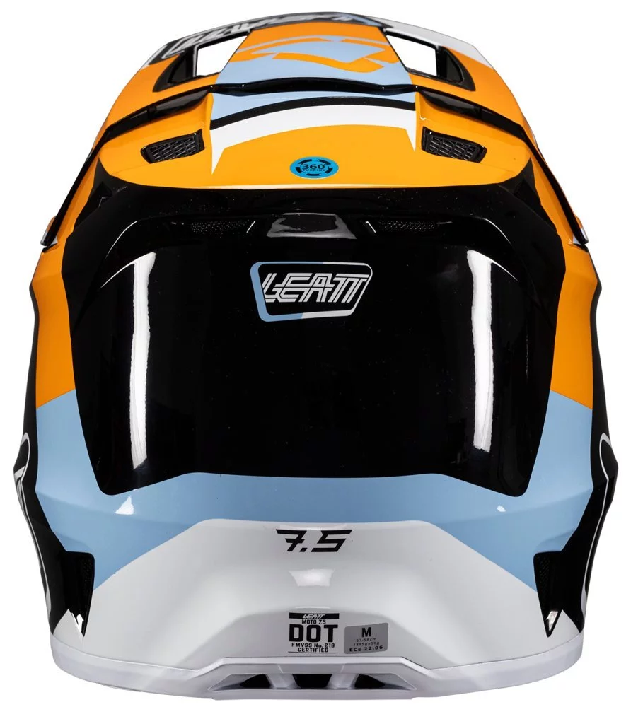 Leatt MOTO 7.5 HELMET + GOGGLE [ORANGE]