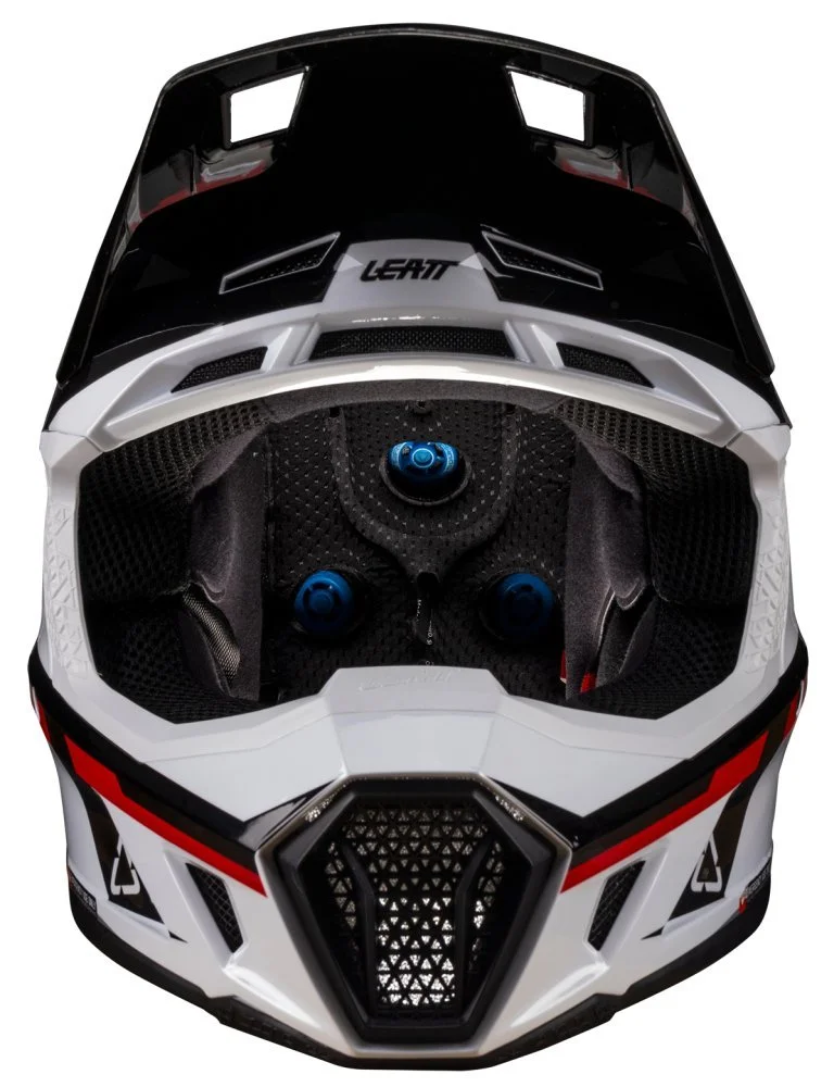 Leatt MOTO 7.5 HELMET + GOGGLE [WHITE/RED]