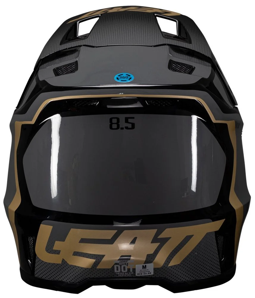 Leatt MOTO 8.5 HELMET + GOGGLE [BLACK]