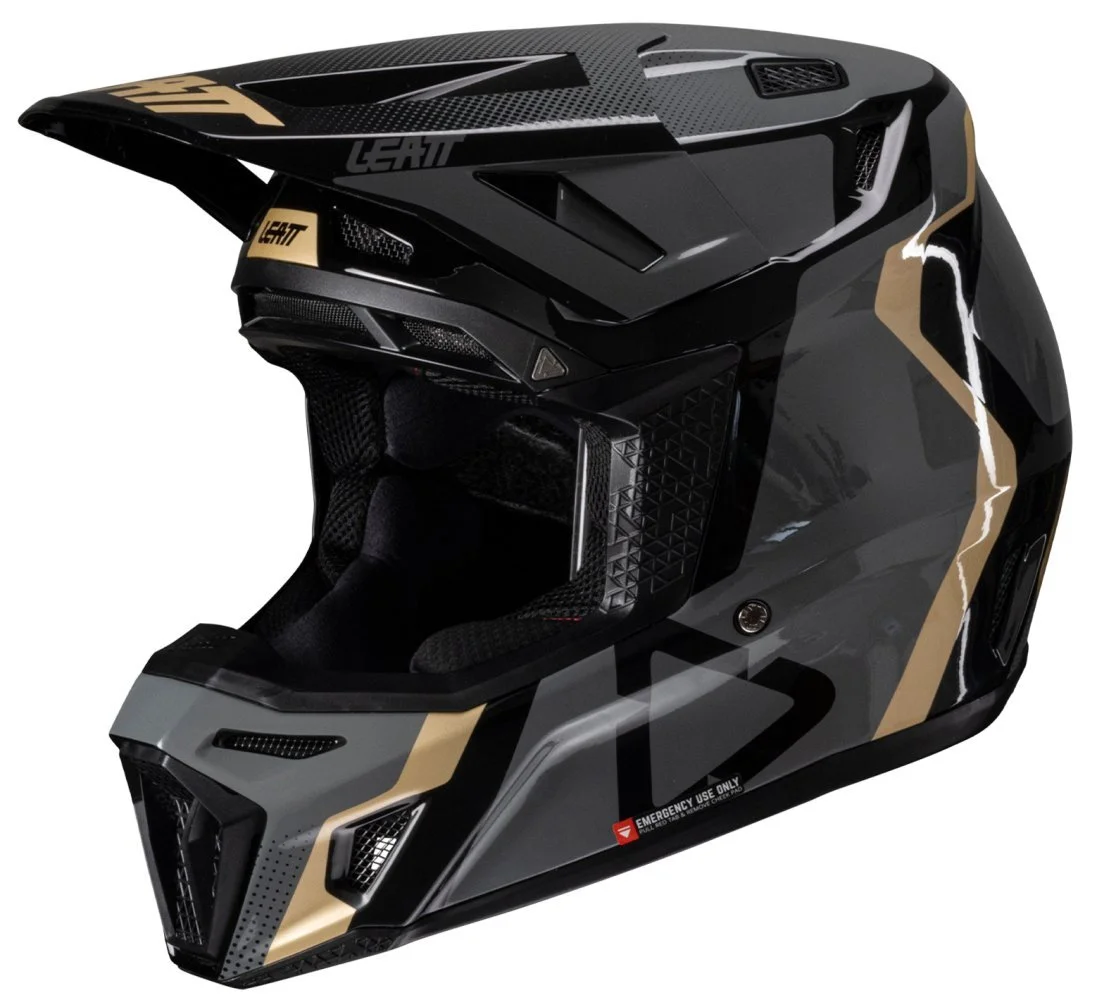 Leatt MOTO 8.5 HELMET + GOGGLE [BLACK]
