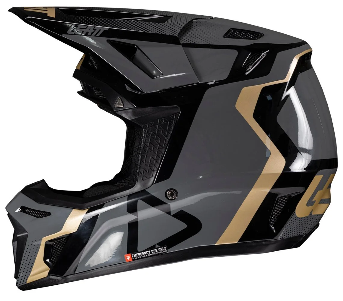 Leatt MOTO 8.5 HELMET + GOGGLE [BLACK]