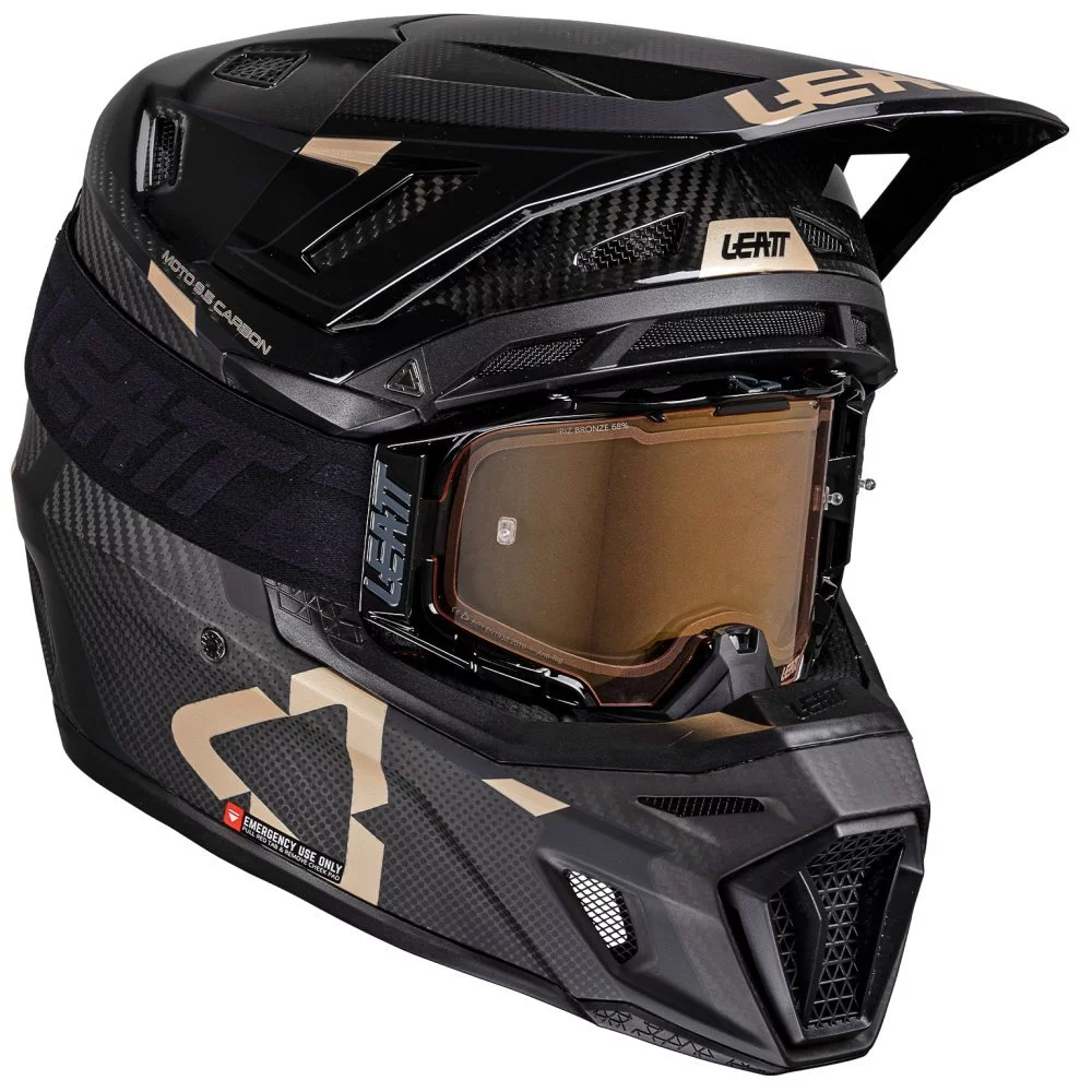 Leatt MOTO 9.5 HELMET + GOGGLE [BLACK]