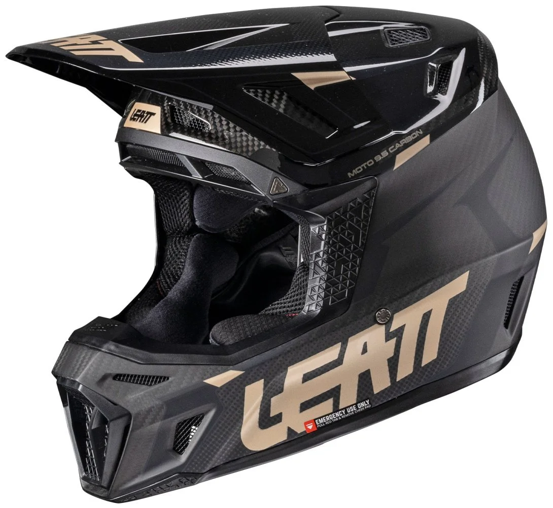 Leatt MOTO 9.5 HELMET + GOGGLE [BLACK]