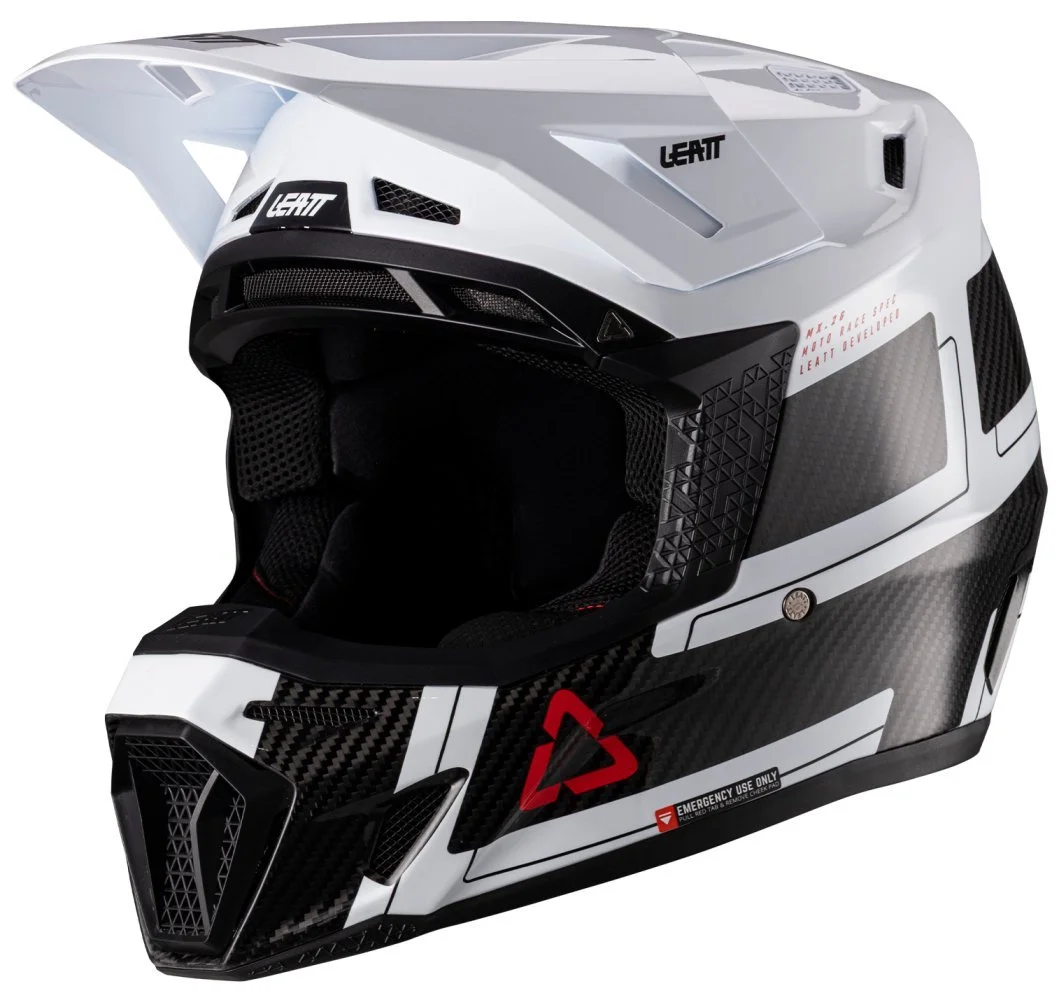 Leatt MOTO 9.5 HELMET + GOGGLE [WHITE]