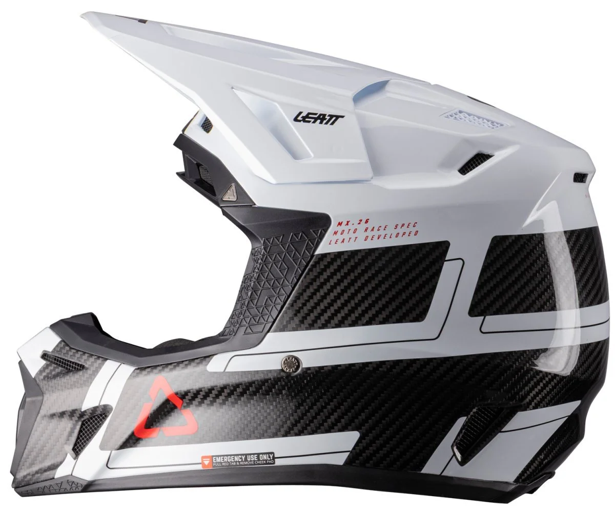 Leatt MOTO 9.5 HELMET + GOGGLE [WHITE]