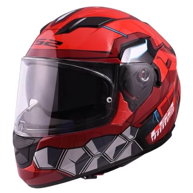 LS2 FF320 STREAM EVO ANGEL RED GREY