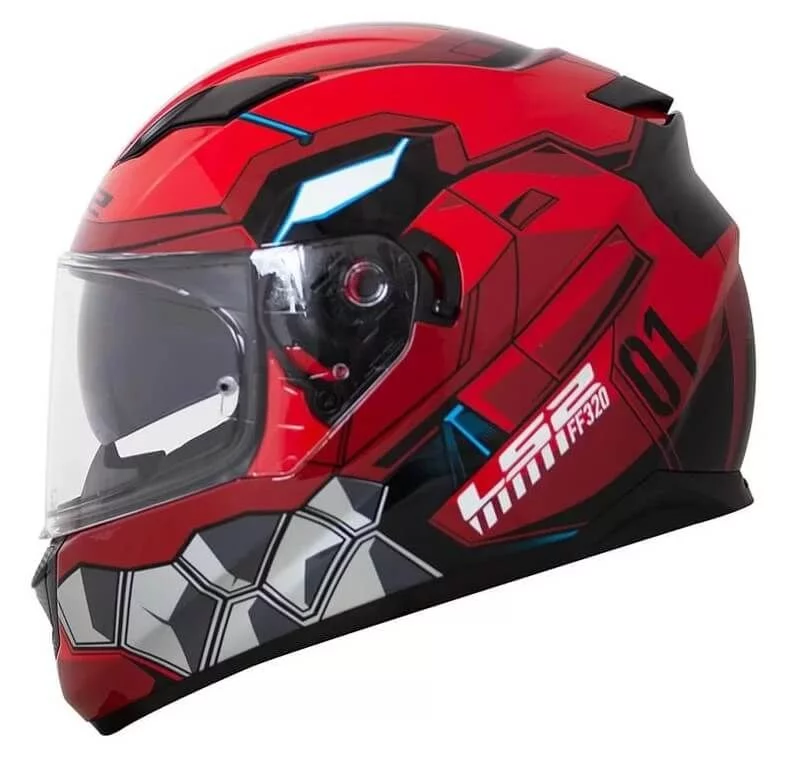LS2 FF320 STREAM EVO ANGEL RED GREY